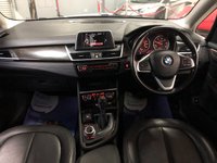 USED 2016 66 BMW 2 SERIES 1.5 216D LUXURY ACTIVE TOURER 5d 114 BHP * REVERSE ASSIST CAMERA *  BLACK DAKOTA LEATHER TRIM * HEATED FRONT SEATS * SUN PROTECTION GLASS  *