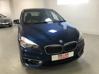 USED 2016 66 BMW 2 SERIES 1.5 216D LUXURY ACTIVE TOURER 5d 114 BHP * REVERSE ASSIST CAMERA *  BLACK DAKOTA LEATHER TRIM * HEATED FRONT SEATS * SUN PROTECTION GLASS  *