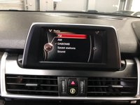 USED 2016 66 BMW 2 SERIES 1.5 216D LUXURY ACTIVE TOURER 5d 114 BHP * REVERSE ASSIST CAMERA *  BLACK DAKOTA LEATHER TRIM * HEATED FRONT SEATS * SUN PROTECTION GLASS  *
