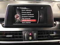USED 2016 66 BMW 2 SERIES 1.5 216D LUXURY ACTIVE TOURER 5d 114 BHP * REVERSE ASSIST CAMERA *  BLACK DAKOTA LEATHER TRIM * HEATED FRONT SEATS * SUN PROTECTION GLASS  *