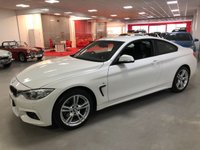 USED 2016 16 BMW 4 SERIES 3.0 430D XDRIVE M SPORT 2d 255 BHP * NAVIGATION * 1 OWNER * PRIVACY * FRONT & REAR PARKING SENSORS * HEATED FRONT LEATHER SEATS *
