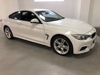 USED 2016 16 BMW 4 SERIES 3.0 430D XDRIVE M SPORT 2d 255 BHP * NAVIGATION * 1 OWNER * PRIVACY * FRONT & REAR PARKING SENSORS * HEATED FRONT LEATHER SEATS *