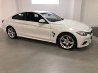 USED 2016 16 BMW 4 SERIES 3.0 430D XDRIVE M SPORT 2d 255 BHP * NAVIGATION * 1 OWNER * PRIVACY * FRONT & REAR PARKING SENSORS * HEATED FRONT LEATHER SEATS *