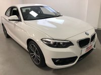 USED 2017 67 BMW 2 SERIES 2.0 218D SPORT 2d 148 BHP * NAVIGATION  SYSTEM *  MOT NOV * 2 KEYS * PARKING SENSORS * BLUETOOTH * AIR CONDITONING * DAB RADIO *