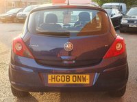 USED 2008 08 VAUXHALL CORSA 1.4 CLUB A/C 16V 3d 90 BHP 