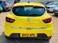 USED 2013 13 RENAULT CLIO 1.1 DYNAMIQUE MEDIANAV 5d 75 BHP Stunning, Bright Yellow with a Full Renault History