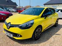 USED 2013 13 RENAULT CLIO 1.1 DYNAMIQUE MEDIANAV 5d 75 BHP Stunning, Bright Yellow with a Full Renault History