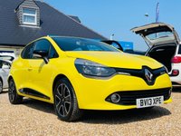 USED 2013 13 RENAULT CLIO 1.1 DYNAMIQUE MEDIANAV 5d 75 BHP Stunning, Bright Yellow with a Full Renault History