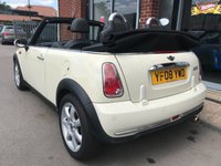 USED 2008 08 MINI CONVERTIBLE 1.6 COOPER 2d 114 BHP 1/2 LEATHER~PARK SENSORS~AIR CON...
