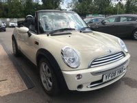 USED 2008 08 MINI CONVERTIBLE 1.6 COOPER 2d 114 BHP 1/2 LEATHER~PARK SENSORS~AIR CON...