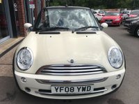 USED 2008 08 MINI CONVERTIBLE 1.6 COOPER 2d 114 BHP 1/2 LEATHER~PARK SENSORS~AIR CON...