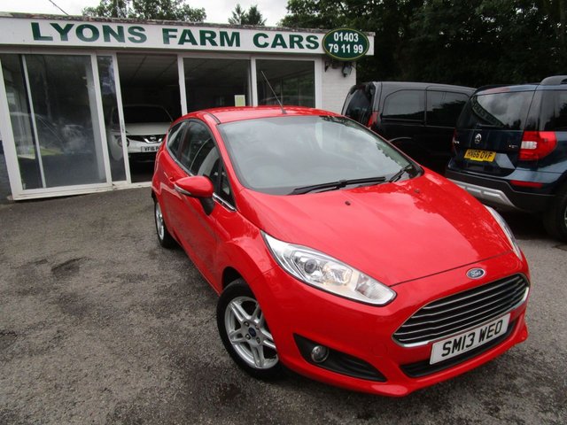 2013 13 Ford Fiesta 1.0 ECOBOOST ZETEC 3d 99 BHP