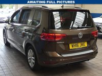 USED 2016 16 VOLKSWAGEN TOURAN 1.6 SE FAMILY TDI BLUEMOTION TECHNOLOGY DSG 5d 114 BHP &pound;30 ROAD TAX 7 SEATS GENUINE LOW MILES