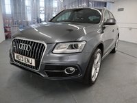 USED 2013 13 AUDI Q5 2.0 TFSI QUATTRO S LINE PLUS 5d 222 BHP WTH THE FACTORY EXTRAS  IN GREY THIS AUDI Q5 NEEDS TO BE SEEN.ITS STUNNING
