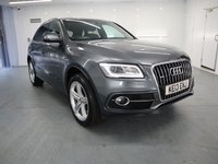 USED 2013 13 AUDI Q5 2.0 TFSI QUATTRO S LINE PLUS 5d 222 BHP WTH THE FACTORY EXTRAS  IN GREY THIS AUDI Q5 NEEDS TO BE SEEN.ITS STUNNING