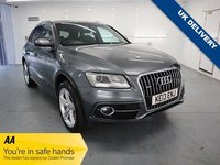 USED 2013 13 AUDI Q5 2.0 TFSI QUATTRO S LINE PLUS 5d 222 BHP WTH THE FACTORY EXTRAS  IN GREY THIS AUDI Q5 NEEDS TO BE SEEN.ITS STUNNING