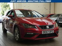 USED 2017 67 SEAT LEON 1.4 TSI FR TECHNOLOGY DSG 5d 148 BHP SAT NAV GENUINE LOW MILEAGE