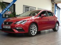 USED 2017 67 SEAT LEON 1.4 TSI FR TECHNOLOGY DSG 5d 148 BHP SAT NAV GENUINE LOW MILEAGE