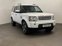 USED 2013 63 LAND ROVER DISCOVERY 4 3.0 SDV6 HSE LUXURY 5d 255 BHP Truily outstanding Dicovery 4 SDV6 HSE LUXURY 7 Seater, Spectacular Fuji white, full black ebony windsor premium leather, rear media package factory fitted 2 sceens, privacy glass, heated rear seats, free uk delivery 12 months mot "no advisories " New cam belt fitted for delivery, 2 keys,