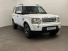 USED 2013 63 LAND ROVER DISCOVERY 4 3.0 SDV6 HSE LUXURY 5d 255 BHP Truily outstanding Dicovery 4 SDV6 HSE LUXURY 7 Seater, Spectacular Fuji white, full black ebony windsor premium leather, rear media package factory fitted 2 sceens, privacy glass, heated rear seats, free uk delivery 12 months mot "no advisories " New cam belt fitted for delivery, 2 keys,