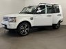 USED 2013 63 LAND ROVER DISCOVERY 4 3.0 SDV6 HSE LUXURY 5d 255 BHP Truily outstanding Dicovery 4 SDV6 HSE LUXURY 7 Seater, Spectacular Fuji white, full black ebony windsor premium leather, rear media package factory fitted 2 sceens, privacy glass, heated rear seats, free uk delivery 12 months mot "no advisories " New cam belt fitted for delivery, 2 keys,