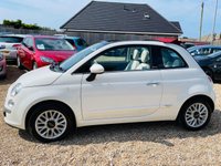 USED 2014 64 FIAT 500C 1.2 LOUNGE CONVERTIBLE Low Mileage FSH Convertible Fiat 500