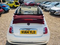 USED 2014 64 FIAT 500C 1.2 LOUNGE CONVERTIBLE Low Mileage FSH Convertible Fiat 500