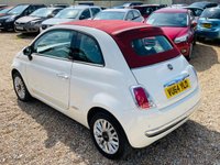 USED 2014 64 FIAT 500C 1.2 LOUNGE CONVERTIBLE Low Mileage FSH Convertible Fiat 500