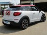 USED 2015 65 MINI PACEMAN 1.6 JOHN COOPER WORKS 3d 215 BHP Finished in LIGHT WHITE PEARL with BLACK HEATED LEATHER Trim. This rare and quirky 4x4 fun car is distinctive in appearance. Over &pound;4500 of Extras. Features include, Chilli Pack, Full Heated Leather, Sat Nav Cruise Control, Power folding MirrorsAir Con, Blue tooth, DAB and much more. Dealer serviced at 14000 miles, 20000 miles and at 25000 miles. This car will be serviced and will have 12 months MOT.