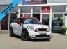 USED 2015 65 MINI PACEMAN 1.6 JOHN COOPER WORKS 3d 215 BHP Finished in LIGHT WHITE PEARL with BLACK HEATED LEATHER Trim. This rare and quirky 4x4 fun car is distinctive in appearance. Over &pound;4500 of Extras. Features include, Chilli Pack, Full Heated Leather, Sat Nav Cruise Control, Power folding MirrorsAir Con, Blue tooth, DAB and much more. Dealer serviced at 14000 miles, 20000 miles and at 25000 miles. This car will be serviced and will have 12 months MOT.