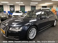 USED 2017 66 AUDI A8 ONE OFF AUDI A8 6.3 W12 LWB 8 SPEED TIPTRONIC QUATTRO LIMO FREE UK DELIVERY*VIDEO AVAILABLE* FINANCE ARRANGED* PART EX*HPI CLEAR