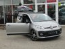 USED 2019 19 VOLKSWAGEN UP 1.0 UP GTI 3d 114 BHP Finished TUNGSTEN SILVER MET with contrasting Grey RETRO Cloth trim. The Volkswagen Up is one of the best city cars on sale at the moment. Ideal small family car which is efficient, fun and surprisingly spacious. Great features as standard, including Rear Park Sensors, Cruise Control, Heated Seats, 17" alloys, DAB Radio, B/Tooth, Air Con, 2 Keys and very low mileage. Dealer Serviced at 7925 miles.