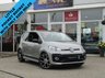 USED 2019 19 VOLKSWAGEN UP 1.0 UP GTI 3d 114 BHP Finished TUNGSTEN SILVER MET with contrasting Grey RETRO Cloth trim. The Volkswagen Up is one of the best city cars on sale at the moment. Ideal small family car which is efficient, fun and surprisingly spacious. Great features as standard, including Rear Park Sensors, Cruise Control, Heated Seats, 17" alloys, DAB Radio, B/Tooth, Air Con, 2 Keys and very low mileage. Dealer Serviced at 7925 miles.