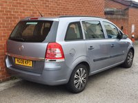 USED 2008 08 VAUXHALL ZAFIRA 1.6 LIFE 16V 5d 105 BHP 
