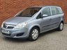 USED 2008 08 VAUXHALL ZAFIRA 1.6 LIFE 16V 5d 105 BHP 