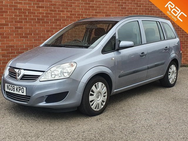 2008 08 Vauxhall Zafira 1.6 LIFE 16V 5d 105 BHP