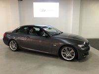 USED 2008 08 BMW 3 SERIES 3.0 330D M SPORT 2d 228 BHP * CLIMATE  CONTROL *  NAVIGATION * PARKING SENSORS * LEATHER TRIM * ALLOY WHEELS *