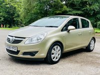 USED 2008 08 VAUXHALL CORSA 1.4 CLUB A/C 16V 5d 90 BHP 