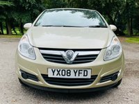 USED 2008 08 VAUXHALL CORSA 1.4 CLUB A/C 16V 5d 90 BHP 