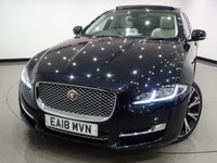 USED 2018 18 JAGUAR XJ 3.0 D V6 (300 PS) PORTFOLIO AUTO (S/S) 4DR + NAV + PANORAMIC ROOF + E/M/HEAT/COOL/MASSAGE QUILTED LEATHERS + KEYLESS + CRUISE + M/MEDIA + SOFT CLOSE + E/BLIND + BLIND SPOT + LEDS + 360 CAMERA + 360 PARK + E/BOOT + 20 S PANROOF+20 S+LEDS+360 CAM+MASSAGE LEATHER+NAV+CRUISE