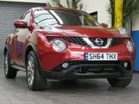 USED 2014 64 NISSAN JUKE 1.5 TEKNA DCI 5d 110 BHP &pound;20 ROAD TAX SAT NAV LEATHER HEATED SEATS