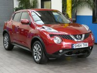 USED 2014 64 NISSAN JUKE 1.5 TEKNA DCI 5d 110 BHP &pound;20 ROAD TAX SAT NAV LEATHER HEATED SEATS