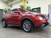 USED 2014 64 NISSAN JUKE 1.5 TEKNA DCI 5d 110 BHP &pound;20 ROAD TAX SAT NAV LEATHER HEATED SEATS