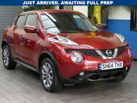 USED 2014 64 NISSAN JUKE 1.5 TEKNA DCI 5d 110 BHP &pound;20 ROAD TAX SAT NAV LEATHER HEATED SEATS