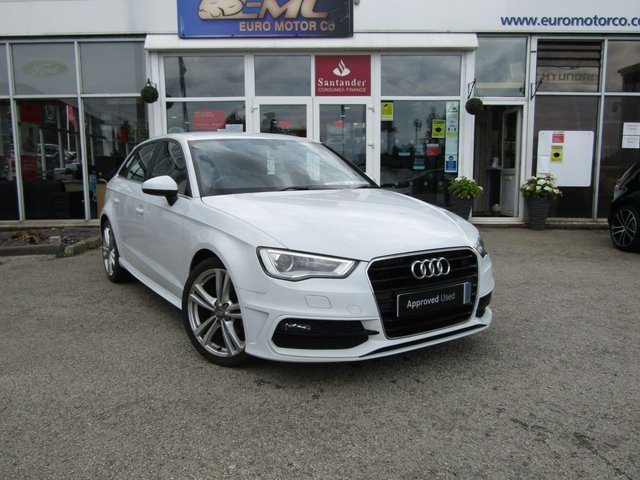 2014 64 Audi A3 2.0 TDI S LINE 5d 148 BHP