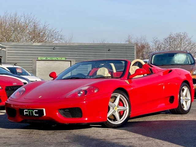 2004 04 Ferrari 360 3.6 SPIDER F1  400 BHP **Stunning Example - Only 27,000 Miles**