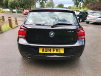 USED 2014 14 BMW 1 SERIES 1.6 116D EFFICIENTDYNAMICS BUSINESS 5d 114 BHP NO ROAD TAX, HUGE SPECIFICATION AND FULL SERVICE HISTORY !!