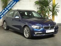 USED 2016 66 BMW 3 SERIES 2.0 330E LUXURY 4d 249 BHP &pound;0 ROAD TAX SAT NAV LEATHER VAT Q