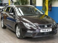 USED 2018 18 SEAT LEON 1.4 ECOTSI FR TECHNOLOGY DSG 5d 148 BHP SAT NAV PART LEATHER INTERIOR
