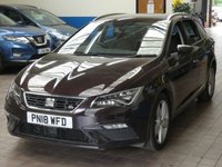 USED 2018 18 SEAT LEON 1.4 ECOTSI FR TECHNOLOGY DSG 5d 148 BHP SAT NAV PART LEATHER INTERIOR